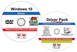 Windows 10 Home Install, Repair, Recover & Restore 32/64 Bit DVD