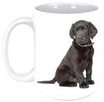 Black Labrador Puppy 11 oz Coffee Mug