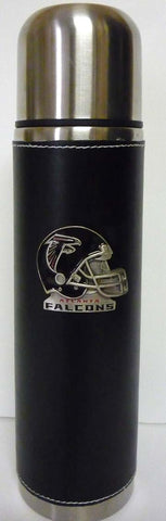 NFL Atlanta Falcons Leather & Stainless Steel Thermos